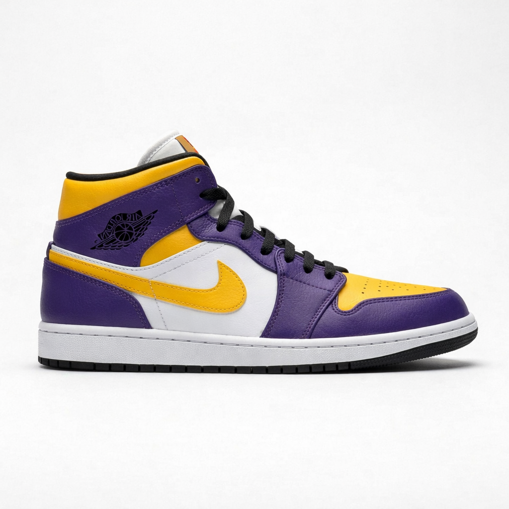 Nike Air Jordan 1 Mid Lakers