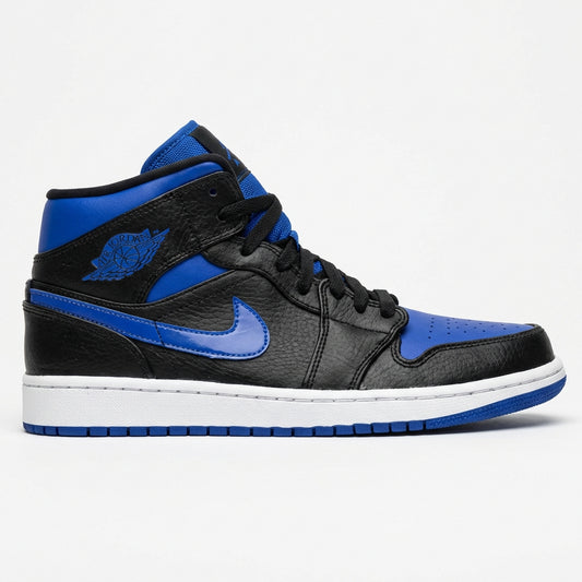 Nike Air Jordan 1 Mid Black Hyper Royal